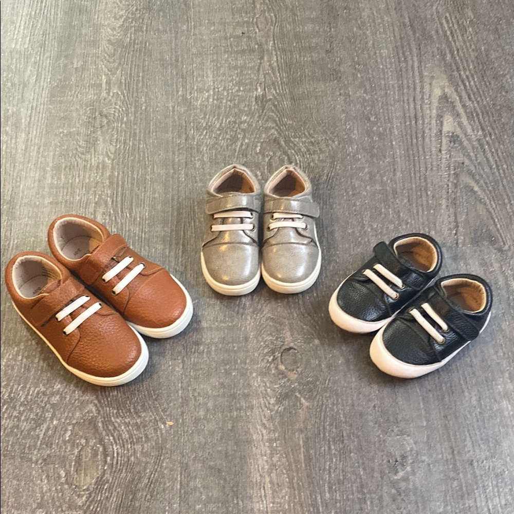 Monkey Feet bundle toddler boys shoes (3 pair)